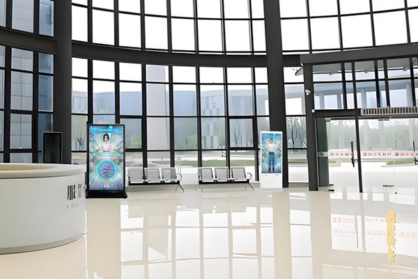 AI數(shù)字人透明屏展示柜 AI數(shù)字人透明屏展示柜